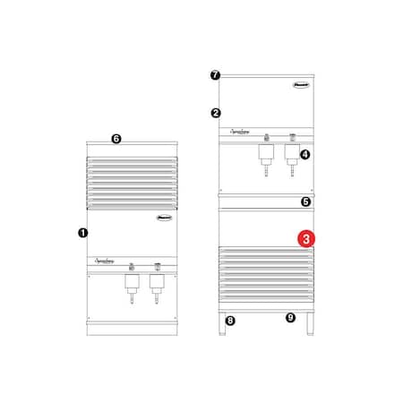 Follett Cover, Front Lower 110F PD502704